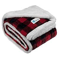 Algopix Similar Product 5 - PetAmi Dog Blanket Sherpa Dog Blanket