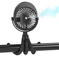 Algopix Similar Product 17 - COMLIFE Misting Stroller Fan 2500mAh