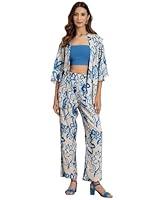 Algopix Similar Product 7 - Moomaya Printed 2Pcs CoOrd Set For