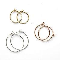 Algopix Similar Product 18 - Small Hoop Earrings Your Choice Solid