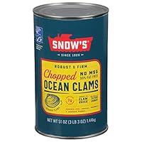 Algopix Similar Product 12 - Snows Ocean Chopped Clams Canned 51