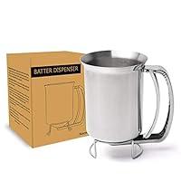 Algopix Similar Product 10 - Stainless Steel Pancake Cupcake Batter