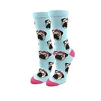 Algopix Similar Product 6 - Lady Pugs One Size Fits Most Blue Blue