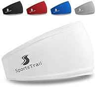 Algopix Similar Product 2 - SportsTrail Mens Headband (White)