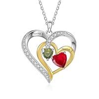 Algopix Similar Product 16 - Love Heart Pendant Necklaces for Women