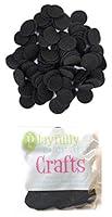 Algopix Similar Product 10 - Playfully Ever After Black Craft Felt