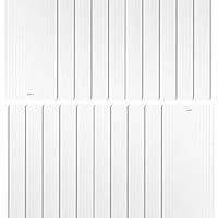 Algopix Similar Product 8 - DALIX Vinyl Ribbed Vertical Blinds Door