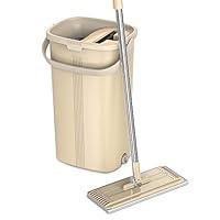 Algopix Similar Product 18 - TETHYS Flat Floor Mop and Bucket Set