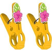 Algopix Similar Product 4 - Unique Hibiscus Beach Towel Clips 