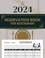 Algopix Similar Product 16 - Restaurant Reservation Book 2024 Full