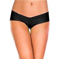 Algopix Similar Product 10 - Music Legs Womens Micro Mini Shorts