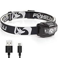 Algopix Similar Product 9 - Foxelli USB Rechargeable Headlamp