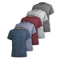 Algopix Similar Product 14 - 5 Pack Mens DryFit Active Athletic