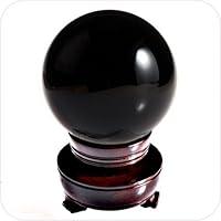 Algopix Similar Product 3 - Amlong Crystal Black Crystal Ball 130mm