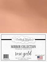 Algopix Similar Product 13 - Mirror Rose Gold Mirricard Cardstock 