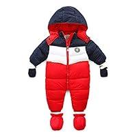 Algopix Similar Product 1 - RUIMING Newborn Baby Snowsuit Infant