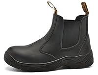 Algopix Similar Product 5 - Mens Work Boots Steel Toe Chelsea
