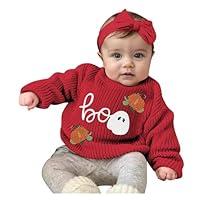 Algopix Similar Product 5 - Baby Girl Boy 2024 Halloween Sweater