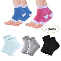 Algopix Similar Product 1 - Moisturizing Gel Heel Socks  Soft
