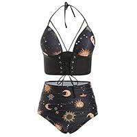 Algopix Similar Product 10 - Outeck Women Ruched Swimsuit Tummy