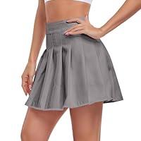 Algopix Similar Product 1 - Tivifox Girls Womens Pleated Skirt with