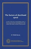 Algopix Similar Product 13 - The factors of shorthand speed or How