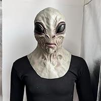 Algopix Similar Product 9 - Bagmrteho Alien Funny Mask 2024 Latex