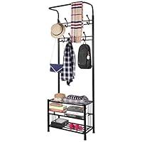 Algopix Similar Product 16 - iMounTEK Metal Entryway Coat Shoe Rack