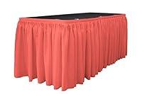 Algopix Similar Product 9 - LA Linen Polyester Poplin Pleated Table