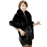 Algopix Similar Product 14 - Caracilia Womens Faux Fur Coat Wedding