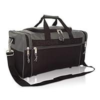 Algopix Similar Product 3 - DALIX 21 Blank Sports Duffle Bag Gym
