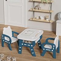 Algopix Similar Product 19 - pofluany Toddlers Table Chairs Set