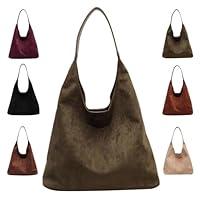 Algopix Similar Product 15 - Kirposh Suede Bag Suede Tote Bags for