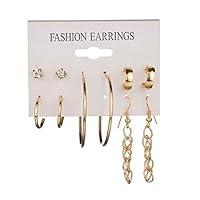 Algopix Similar Product 13 - YOMXL Fashion Earrings Ear Ring Set