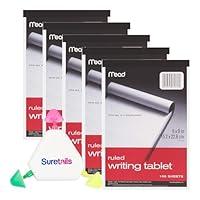 Algopix Similar Product 12 - mead ruled writing tablet 6x9 100