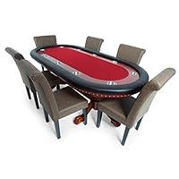 Algopix Similar Product 19 - BBO Poker Rockwell Poker Table for 10