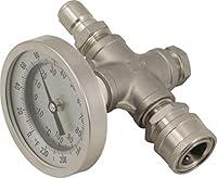 Algopix Similar Product 18 - Inline Thermometer with Stainless Quick