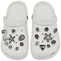Algopix Similar Product 20 - 18Pcs Shoe Charms Rhinestone Croc