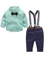 Algopix Similar Product 2 - Baby Boys Gentleman Long Sleeves Plaid