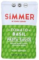 Algopix Similar Product 15 - SIMMER Organic Basil Tomato Pasta