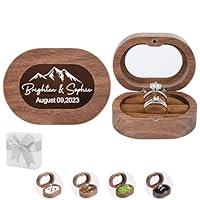 Algopix Similar Product 2 - Relosy Wedding Ring Box Personalised 