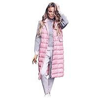 Algopix Similar Product 19 - KYLEON Womens Coat Long Down Coat Vest