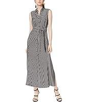 Algopix Similar Product 20 - Bar III Womens Belted Shirt Dress