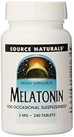 Algopix Similar Product 7 - Source Naturals Melatonin 3mg 240