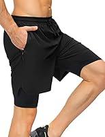 Algopix Similar Product 19 - Poriff Men Shorts Athletic with Pockets