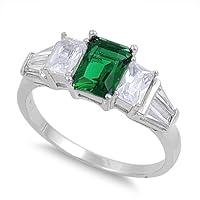 Algopix Similar Product 5 - CloseoutWarehouse Simulated Emerald