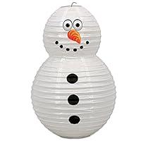 Algopix Similar Product 16 - Beistle Snowman Paper Lantern 19 x