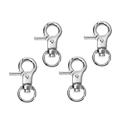 Best Deal for LoveinDIY 4 Sets Metal O Ring Lobster Clasps Swivel