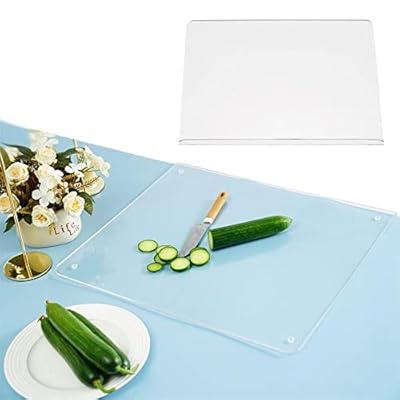 Acrylic Cutting Boards Clear Countertop Chopping Board With Lip Non Slip  Cutting Board For Restaurant Kitchen Counter Protector