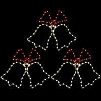 Algopix Similar Product 13 - Sunnydaze 3 Bells Christmas Hanging